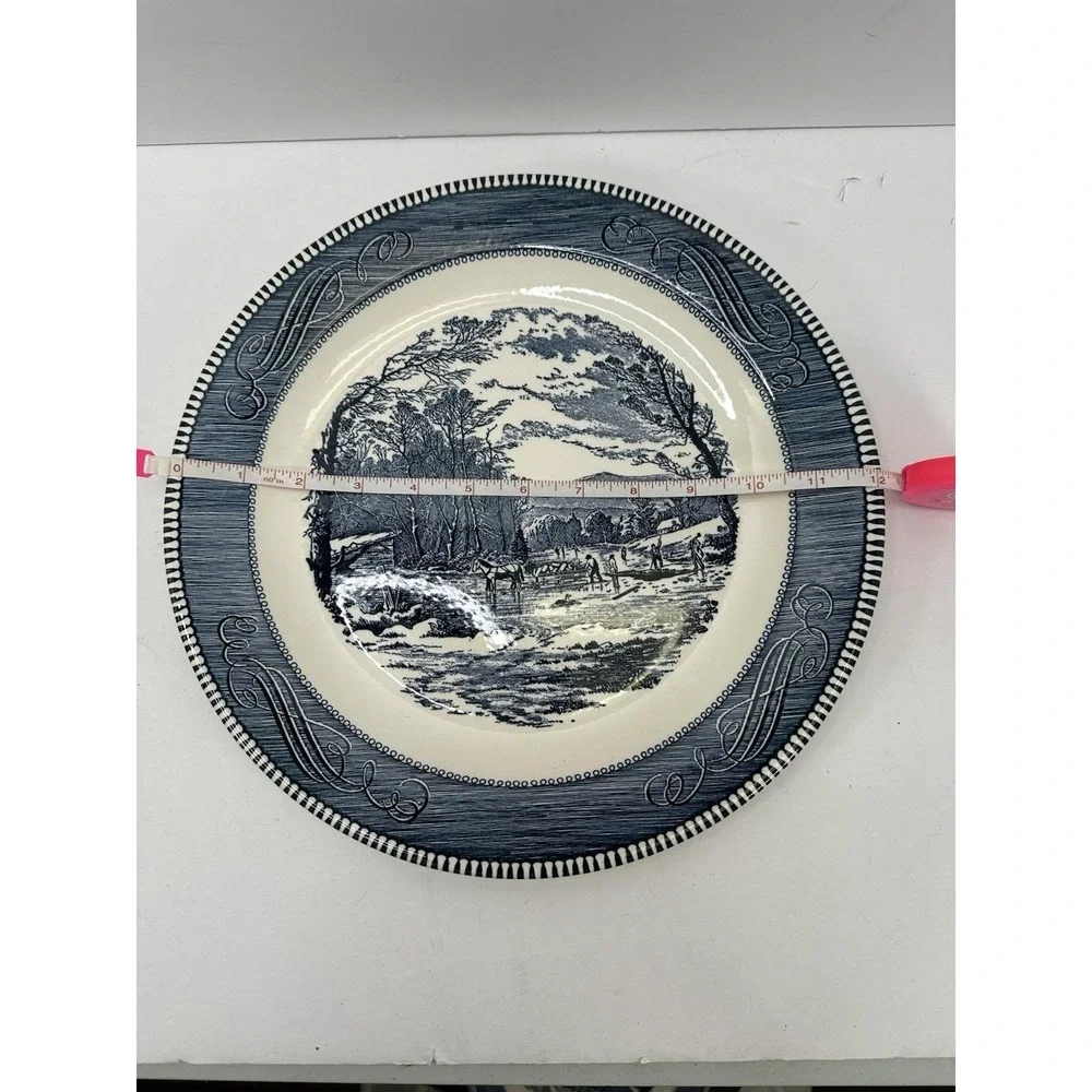 Currier And Ives Vintage 12